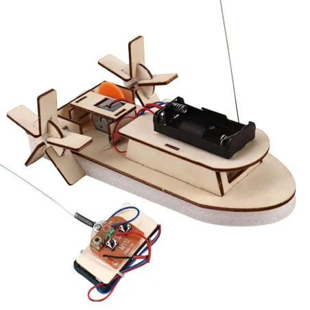 Wireless RC model - wooden scientific experiment - educational toy - DIY kit