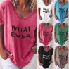 Classic loose t-shirt - short sleeve - letter printed