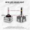 Car headlight - LED Canbus bulb - D1S / D2S / D3S / D4S / D2R/ D4R - 90W - 12V - 10000LM - 6000K - 2 pieces