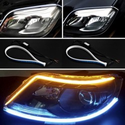Car LED DRL strip - turn signal / fog lights - flexible - 12VDaytime Running Lights (DRL)