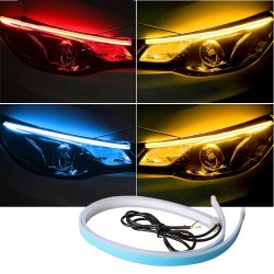 Car LED DRL strip - turn signal / fog lights - flexible - 12V