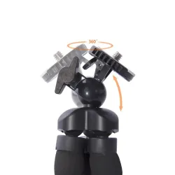 Mini stativ blæksprutte - fleksible edderkoppeben - til kamera / telefon / GoPro / Canon / Nikon / Sony / DSLR