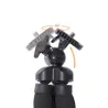 Mini stativ blæksprutte - fleksible edderkoppeben - til kamera / telefon / GoPro / Canon / Nikon / Sony / DSLR
