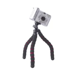 Mini stativ blæksprutte - fleksible edderkoppeben - til kamera / telefon / GoPro / Canon / Nikon / Sony / DSLR
