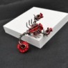 Scorpion shaped brooch with rosesBrooches