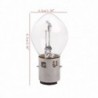 Motorcycle LED light bulb - white - 12V - 35W - 10A - B35 / BA20DLED