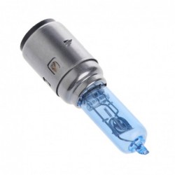 Motorcycle light bulb - white halogen Xenon - DC 12V - 35W - BA20D