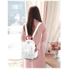 Luxurious multifunctional backpack - shoulder bag - with rivets - genuine leatherBackpacks