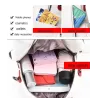 Luxurious multifunctional backpack - shoulder bag - with rivets - genuine leatherBackpacks