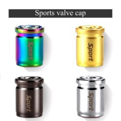 Sport - car tire valves - anti-theft caps - zinc alloy - 4 piecesWheel parts