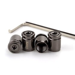 Sport - car tire valves - anti-theft caps - zinc alloy - 4 piecesWheel parts