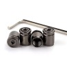 Sport - car tire valves - anti-theft caps - zinc alloy - 4 piecesWheel parts