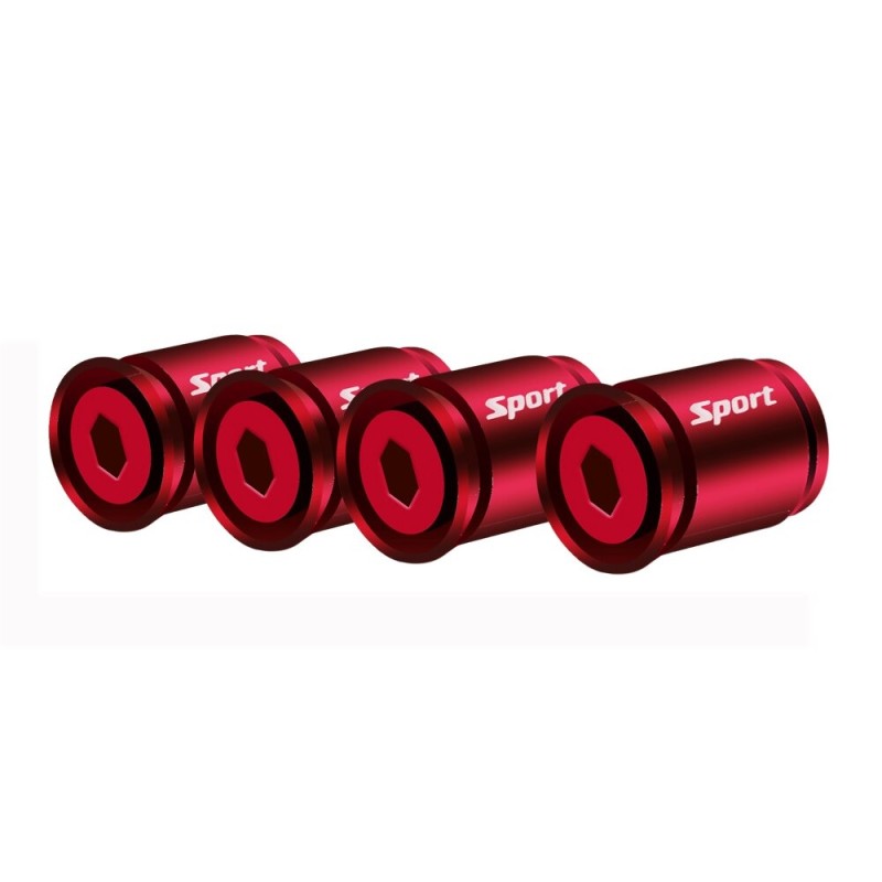 Sport - car tire valves - anti-theft caps - zinc alloy - 4 piecesWheel parts