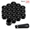 Car rim cover - protective nuts - with clip - 17mm - 20 pieces
