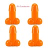 Car tire wheel valves - luminous caps - penis shaped - 4 piecesValve caps
