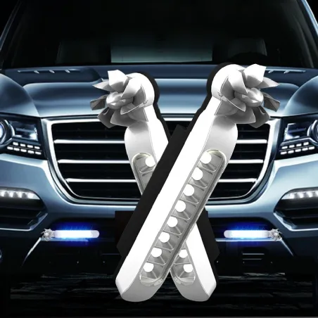 Car light - LED strip - DRL - RGB - wind energy - 2 pieces