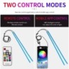 Car LED strip light - flexible - waterproof - DRL - RGB - Bluetooth control / remote - 12V - 2 piecesLED strips