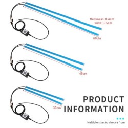 Car LED strip light - flexible - waterproof - DRL - RGB - Bluetooth control / remote - 12V - 2 piecesLED strips