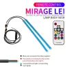 Car LED strip light - flexible - waterproof - DRL - RGB - Bluetooth control / remote - 12V - 2 pieces