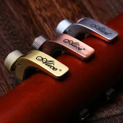 Guitar capo - for electric / acoustic guitar - metal clamp
