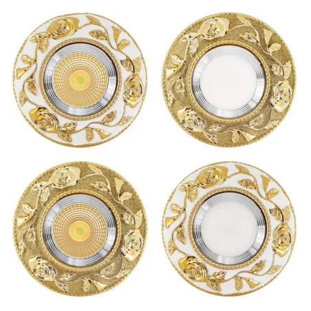 American style - luxurious gold ceiling lamp - spot light - recessed - dimmable - COB - LED - 3W / 5W / 7W