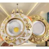 American style - luxurious gold ceiling lamp - spot light - recessed - dimmable - COB - LED - 3W / 5W / 7W