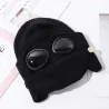 Warm winter knitted hat - with glasses - ears / mouth protectionDiagnosis