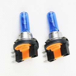 Car halogen bulb - H15 - 6000K cold white - 12V 15/55W - DRL - 2 pieces