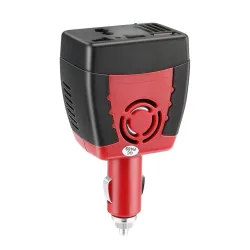 Bil cigarettænder power inverter - adapter - med USB-opladningsport - 150W - 12V DC til 220V AC