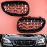 Front kidney - grille - glossy black diamond - for BMW E60 E61 528i 550i 535i M5Grilles