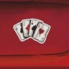 Car vinyl sticker - Aces playing cards - waterproofStickers