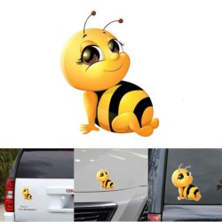 Car / motorcycle sticker - small yellow beeStickers