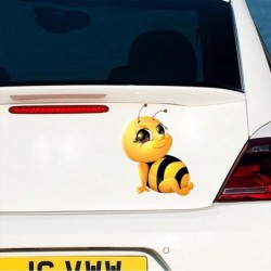 Car / motorcycle sticker - small yellow beeStickers
