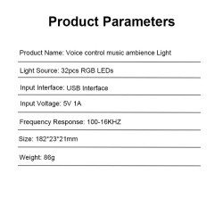 RGB colorful tube - LED strip - USB - Bluetooth - voice / music rhythm lampLED strips
