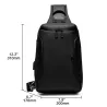 Moderigtig crossbody-taske - rygsæk til 9,7" iPad - med USB-opladningsport - vandtæt