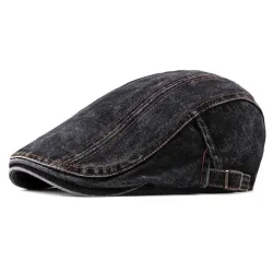 Klassisk denimkasket - visir i andenæbstil