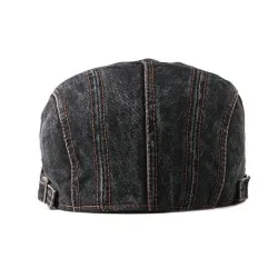 Klassisk denimkasket - visir i andenæbstil