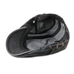 Klassisk denimkasket - visir i andenæbstil