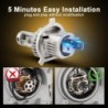 Car / motorcycle LED bulb - 6000K - CSP chip - H1 / H3 / H7 / H11 / H4/9003/HB2 Hi/Lo / 9006/HB4 - 2 piecesH1