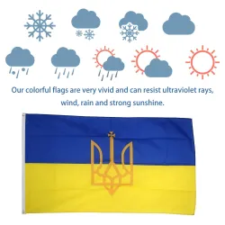 Ukrainsk nationalflag - 150 * 90 cm