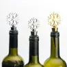 Vinflaskeprop - vakuum - zinklegering - snefnugformet