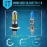 Car headlight / fog light - LED bulb - 6000K - H1 - H3 - H27/881 / H27/880 - 2 piecesH1