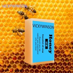 Naturlig håndlavet sæbe - fugtgivende - blegning - udrensning - honning - propolis - mælk - 50g