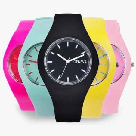 Trendy silikone ur - ultra tynd - unisex