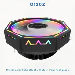 ALSEYE O120z - RGB køleblæser - CPU køler - 4pin - PWM - støjsvag