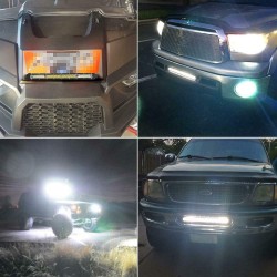 Aluminium - LED lysstang - 78W/156W/234W - 12V/24V - ATV - lastbil - bil - båd
