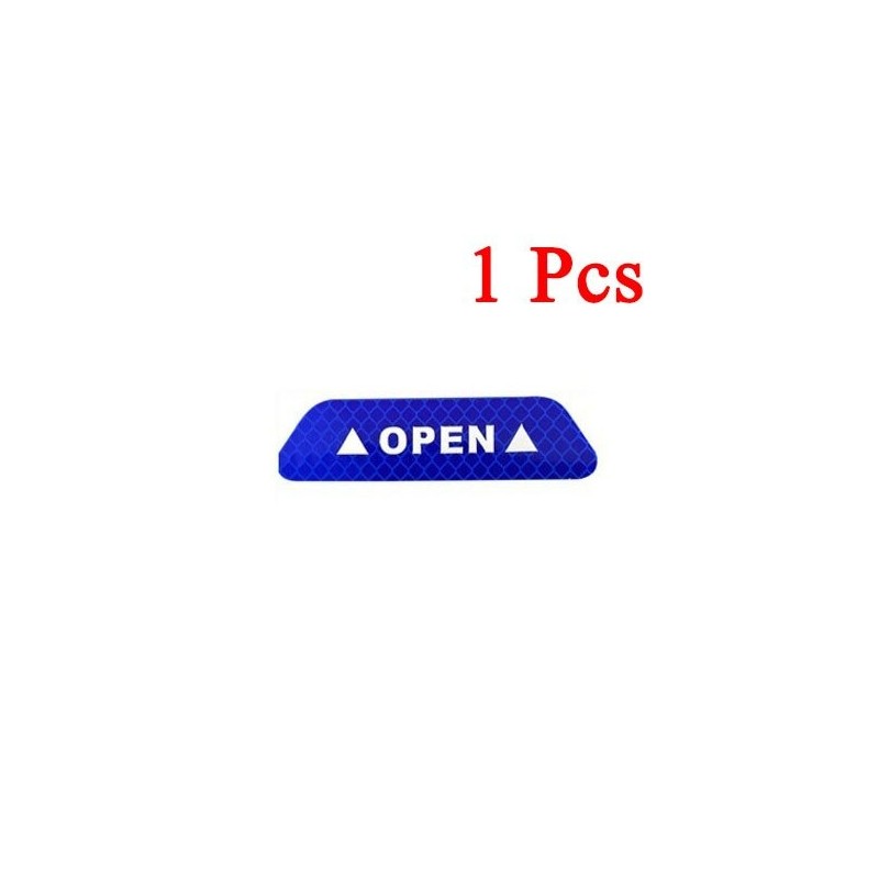 Reflective car sticker - inner door - safety / warning - self adhesive - waterproof - OPENStickers