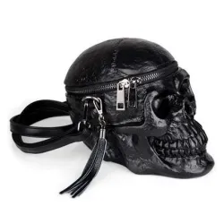 Moderigtig skuldertaske - skelet hovedformet