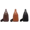 Fashionable shoulder bag - small backpack - with earphones hole - leatherBags