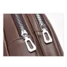 Fashionable shoulder bag - small backpack - with earphones hole - leatherBags